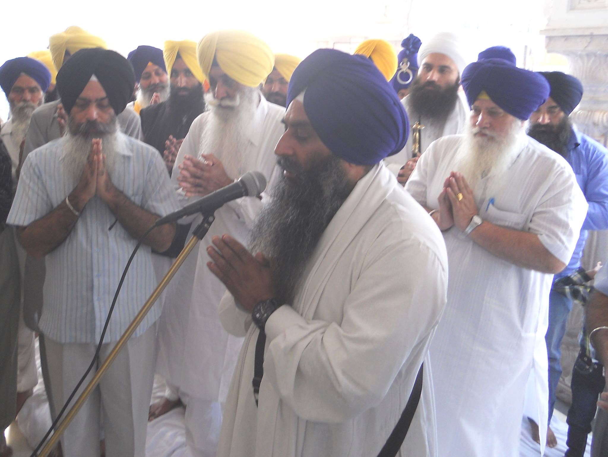 ਸ਼ਹੀਦ ਭਾਈ ਬੇਅੰਤ ਸਿੰਘ ਦੇ ਸ਼ਹੀਦੀ ਦਿਹਾੜੇ ਮੌਕੇ ਅਕਾਲ ਤਖ਼ਤ ਸਾਹਿਬ ਵਿਖੇ ਕੀਤੀ ਗਈ ਅਰਦਾਸ ਦਾ ਇਕ ਦ੍ਰਿਸ਼