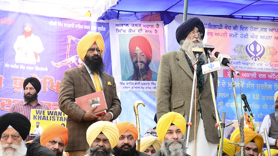 ਇਕੱਠ ਨੂੰ ਸੰਬੋਧਨ ਕਰਦੇ ਹੋਏ ਸਿਮਰਨਜੀਤ ਸਿੰਘ ਮਾਨ