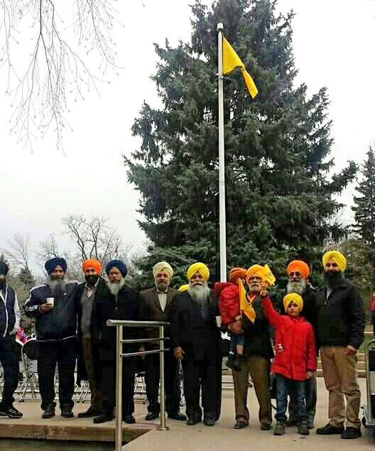 ਸਿਟੀ ਹਾਲ ਬਰੈਪਟਨ 'ਤੇ ਝੁਲਿਆ ਕੇਸਰੀ ਨਿਸ਼ਾਨ ਸਾਹਿਬ