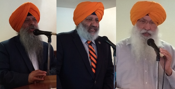 ਸੰਗਤਾਂ ਨਾਲ ਆਪਣੇ ਵਿਚਾਰ ਸਾਂਝੇ ਕਰਦੇ ਬੁਲਾਰੇ