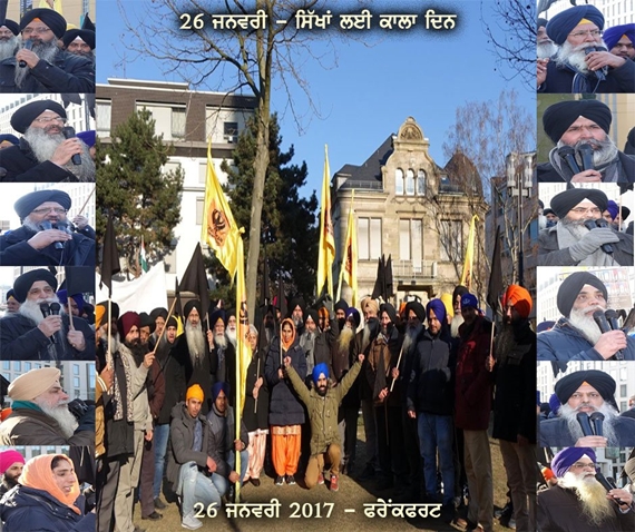 German protest against india 03