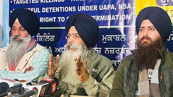 Dal khalsa hold protest march
