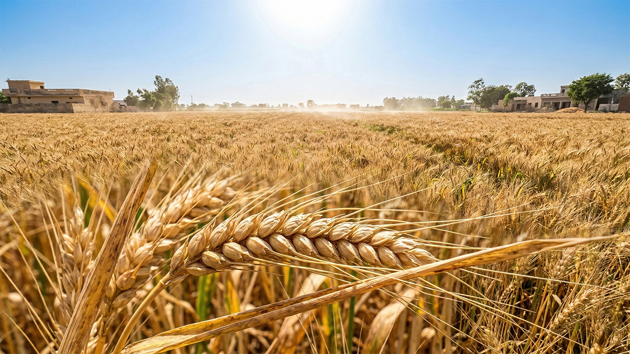 Sudden Heatwave Threatens Wheat Crop in Punjab, Decline in Yield Feared