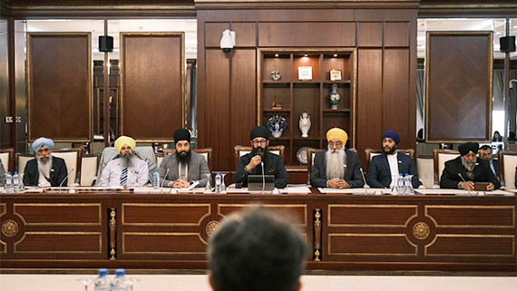 Sikh Federation International representatives during a high-level meeting in Baku, Azerbaijan