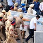 Police Stop Body From Being Taken To Protest Site